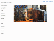 Tablet Screenshot of gwynethleech.com